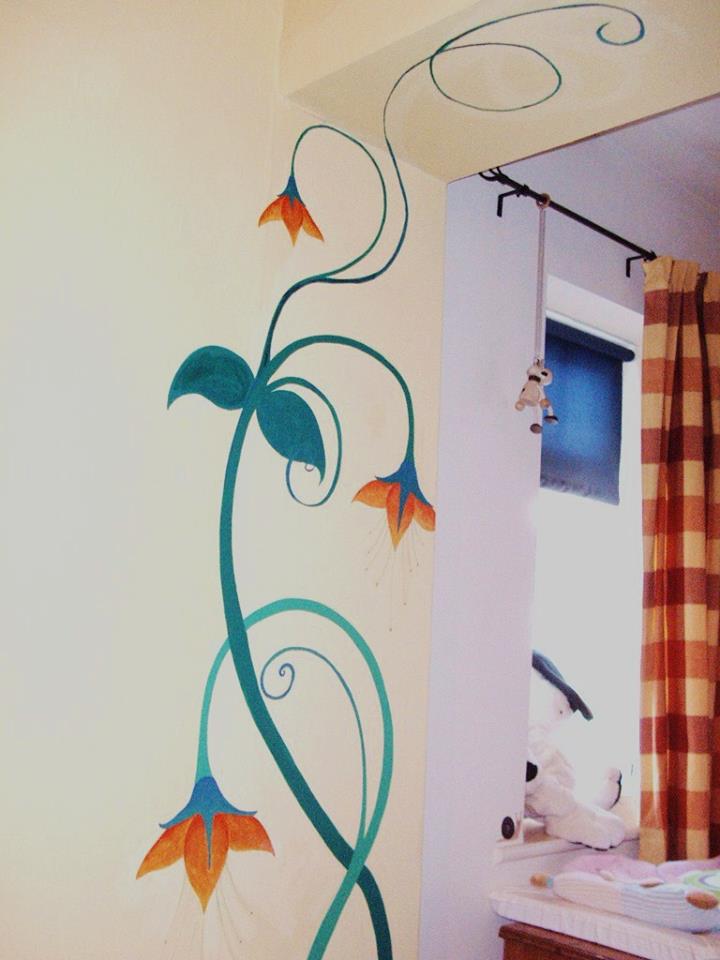 Hand Painted Murals - Dragonfly Decor